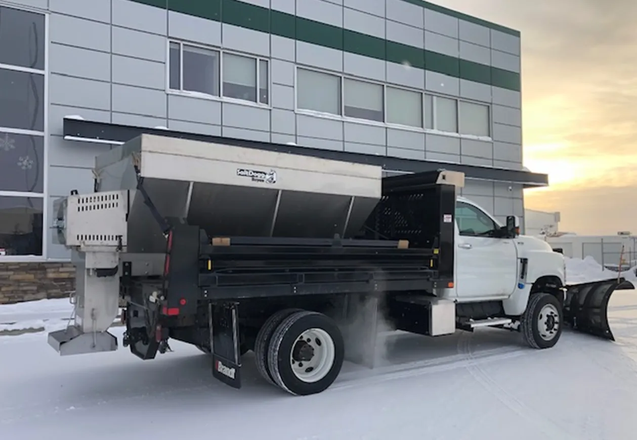 SaltDogg Gas Stainless Spreader Industrial Machine